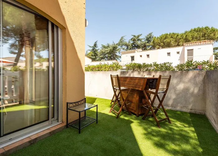 ô Soleil Luminoso Con Terrazza Nel Villaggio Naturista Agde